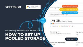 Pooled storage and shared drives to Business Starter howto [upl. by Nysila637]