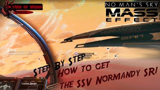 Getting the SSV Normandy SR1 from Mass Effect in No Mans Sky Expedition 2 Beachhead Replay [upl. by Solakcin]