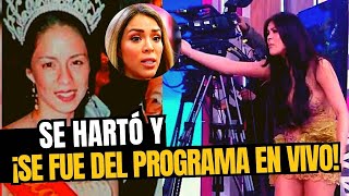 Sheyla Rojas se va del set EN VIVO luego de que le recordaran su pasado [upl. by Ingar]