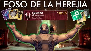 Destiny 2 Mazmorra SOLO SIN MORIR  Foso de la Herejia en 15 minutos Titan [upl. by Bradway]