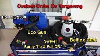 HampL QL 2500 Balflex 20m Eco Gun MJJC Foamlance  Ke Tangerang [upl. by Massingill]