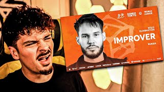 COLAPS REACTS  IMPROVER GBB23 SOLO ELIMINATION [upl. by Maisie]