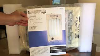 Sperti Vitamin D Sunlamp  Unboxing [upl. by Yecram]