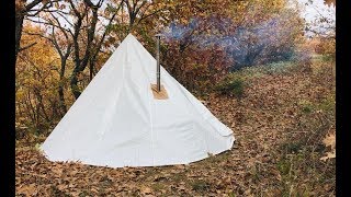 ⛺️ Yeni çadırımı deniyorum 🏕 200 ₺ Çadır diktirdim [upl. by Okuy]