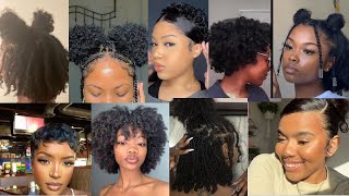 💜😍2022Cute and trendy Instagram hairstyles for short hair baddies😍💜 [upl. by Oiciruam]