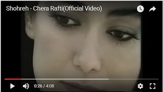 Shohreh  Chera RaftiOfficial Video [upl. by Ahsiemat]