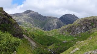 Upper Eskdale Scafell Pike Lords Rake and a Bivvy amp Tarp wildcamp on Scafell summit [upl. by Haakon]