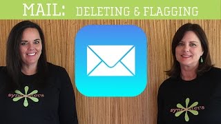 iPhone  iPad Mail  Deleting amp Flagging emails [upl. by Eynenihc621]