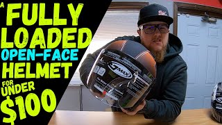 This may be the BEST open face helmet on the market today Gmax Helmet Review [upl. by Aibat]