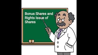 Bonus Shares and Rights Issue [upl. by Nasus205]