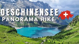 Oeschinensee panorama hike  Best hikes in Switzerland [upl. by Ynamad]