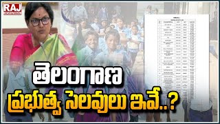 Telangana Govt Announces 2024 Holidays schedule  Raj News Telugu [upl. by Sonia171]