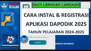 CARA INSTAL DAPODIK 2025 [upl. by Letrice360]