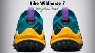 Nike Wildhorse 7 MYSTIC TEAL Detailed Look [upl. by Ahsetra]