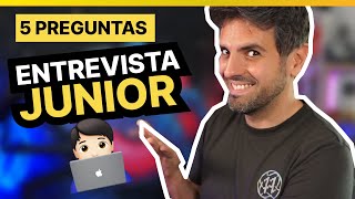 ENTREVISTA de TRABAJO para PROGRAMADOR JUNIOR 5 preguntas y cómo responderlas  Consejos Útiles [upl. by Forrest]