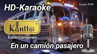 En un camión pasajeroHD Karaoke [upl. by Ivad]