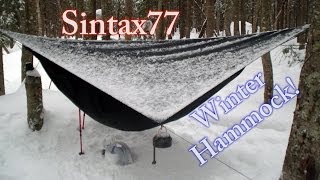 Winter Hammock Camping in the Adirondacks [upl. by Head]