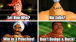 PunchOut Wii HD  All Contender Challenges No Damage [upl. by Arndt774]