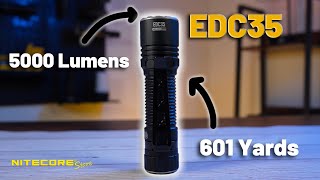 Most Powerful Compact EDC Tactical Flashlight Yet  Nitecore EDC35 Full Review [upl. by Weed]