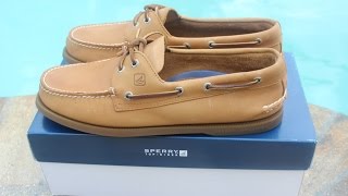 Sperry AO Sahara 2Eye Boat Shoe Review [upl. by Kentiggerma]