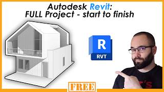 Autodesk Revit  Full Beginner Course  Complete Project  Start to finish [upl. by Lonee13]