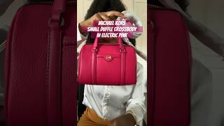 Michael Kors Unboxing  Small Duffle Crossbody🩷amp Bag of the Day michaelkors unboxing coach pink [upl. by Annabela738]