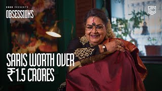 600 saris Usha Uthups timeless fashion  Obsessions  CRED [upl. by Ococ]