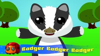 Badger Badger Badger  Silly Song  JellyBug [upl. by Eynahpets]