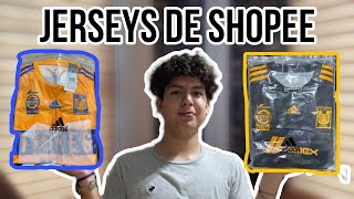 UNBOXING COMPRE JERSEY DE TIGRES EN SHOPEE CALIDAD INCREÍBLE  Beto Morales [upl. by Hafital]