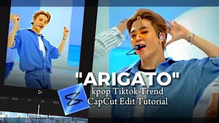 quotARIGATOquot Tiktok Trend CapCut Edit Tutorial jimin [upl. by Maer660]