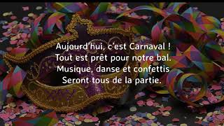 Poésie  Carnaval [upl. by Tychonn]