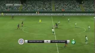 MHSC 2  2 ASSE PES 2012 12  Ligue 1 29ème Journée  CPU Vs CPU [upl. by Sidonie]