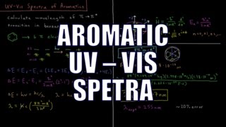 Quantum Chemistry 145  Aromatic UVVis Spectra [upl. by Neirual586]