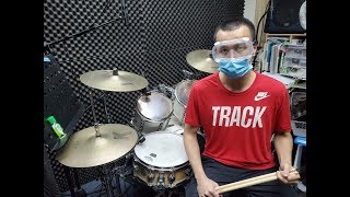 Bonfire  Rockschool Grade 8 Drums 2018 [upl. by Mosora890]