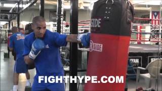 ANDRE WARD TRAINING AT MAYWEATHER BOXING CLUB [upl. by Gibbons904]