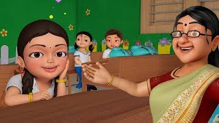 என் பள்ளிக்கூடம் தமிழ் பாட்டு  Tamil Rhymes for Children  Infobells [upl. by Erinn789]