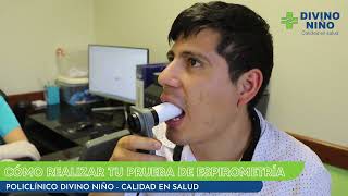 DESCUBRE COMO REALIZAR TU EXAMEN DE ESPIROMETRÍA [upl. by Audie]