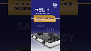 ULTRA OPTIFLAME Glass Top Gas Stove Safe amp Easy to Clean [upl. by Werdn]