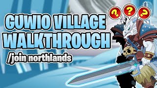 Guwio Village Quest Walkthrough join northlands  AQW [upl. by Acyssej]