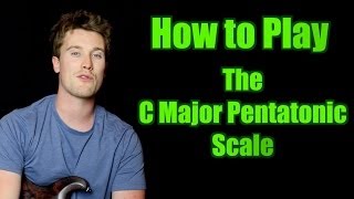 How to Play the C Major Pentatonic Scale And every other penatonic scale [upl. by Vivia]