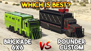 TEST DE RÉSISTANCE DU SPEEDO MULE ET POUNDER CUSTOM SUR GTA ONLINE [upl. by Felizio862]