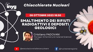 Smaltimento dei rifiuti radioattivi e depositi geologici [upl. by Dimah546]