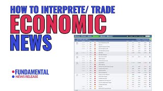 How To InterpreteTrade Forex Economic Calender [upl. by Brott]