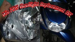 MIO i125 headlight cover replacement DIY [upl. by Oinota]