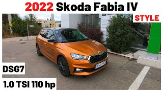 New Skoda Fabia 2022 Style Interior amp Exterior Review [upl. by Oiratno]