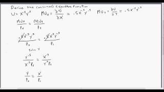 The Consumers Expenditure Function [upl. by Nils586]