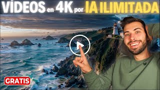 Nueva IA Impresionante… Crea VÍDEOS de calidad por IA GRATIS 🎬 Tutorial Paso a Paso [upl. by Alika]