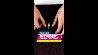 Quick Tutorial Repair Carpet amp Fabric Cuts Rips and Tears [upl. by Ylrbmik666]