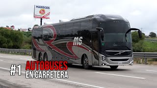 1 Autobuses en Carretera Primera Plus ETN Pegaso Omnibus de Mexico Banda MS y mas [upl. by Gayn]