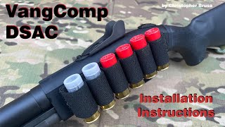 VangComp Detachable Side Ammunition Carrier  Installation on a Mossberg 590A1 [upl. by Icats]